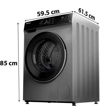 TOSHIBA 8 kg Fully Automatic Front Load Washing Machine with In-built Heater Silver  (TW-BJ90M4-IND(SK)) (OPEN BOX) TOSHIBA 8 kg Fully Automatic Front Load Washing Machine with In-built Heater Silver  (TW-BJ90M4-IND(SK)) (OPEN BOX)